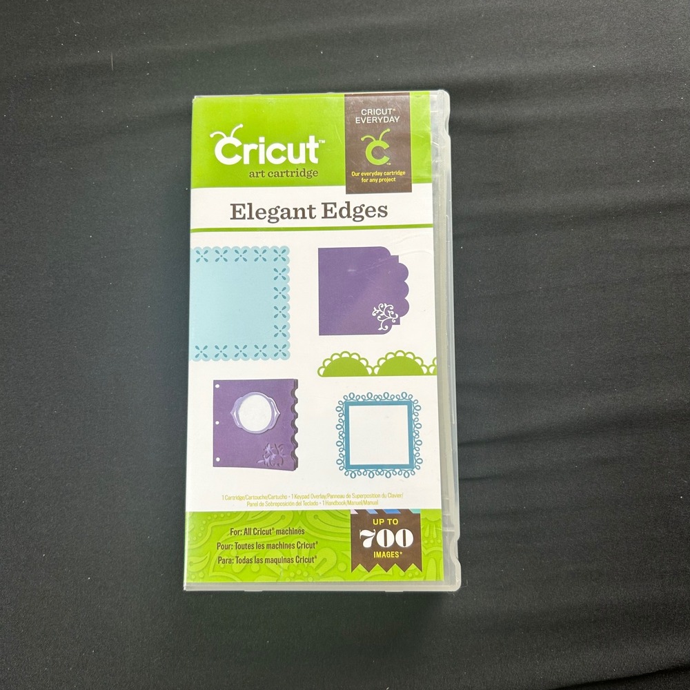 Cricut C everyday Elegant Edges Shapes Cartridge Link Status Unknown